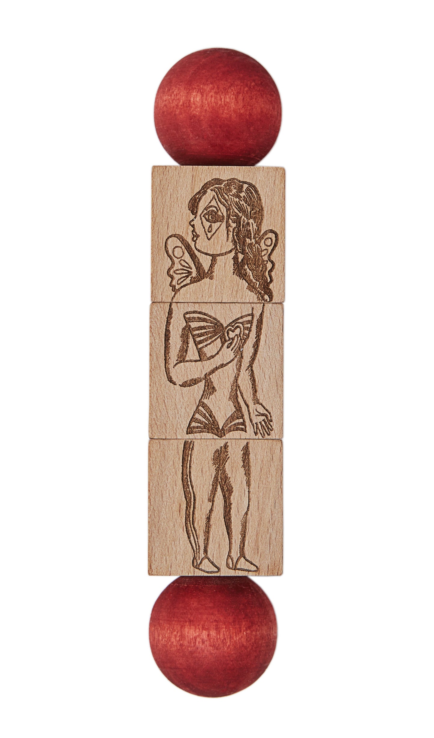 twist the blocks - Commedia dell'arte - red