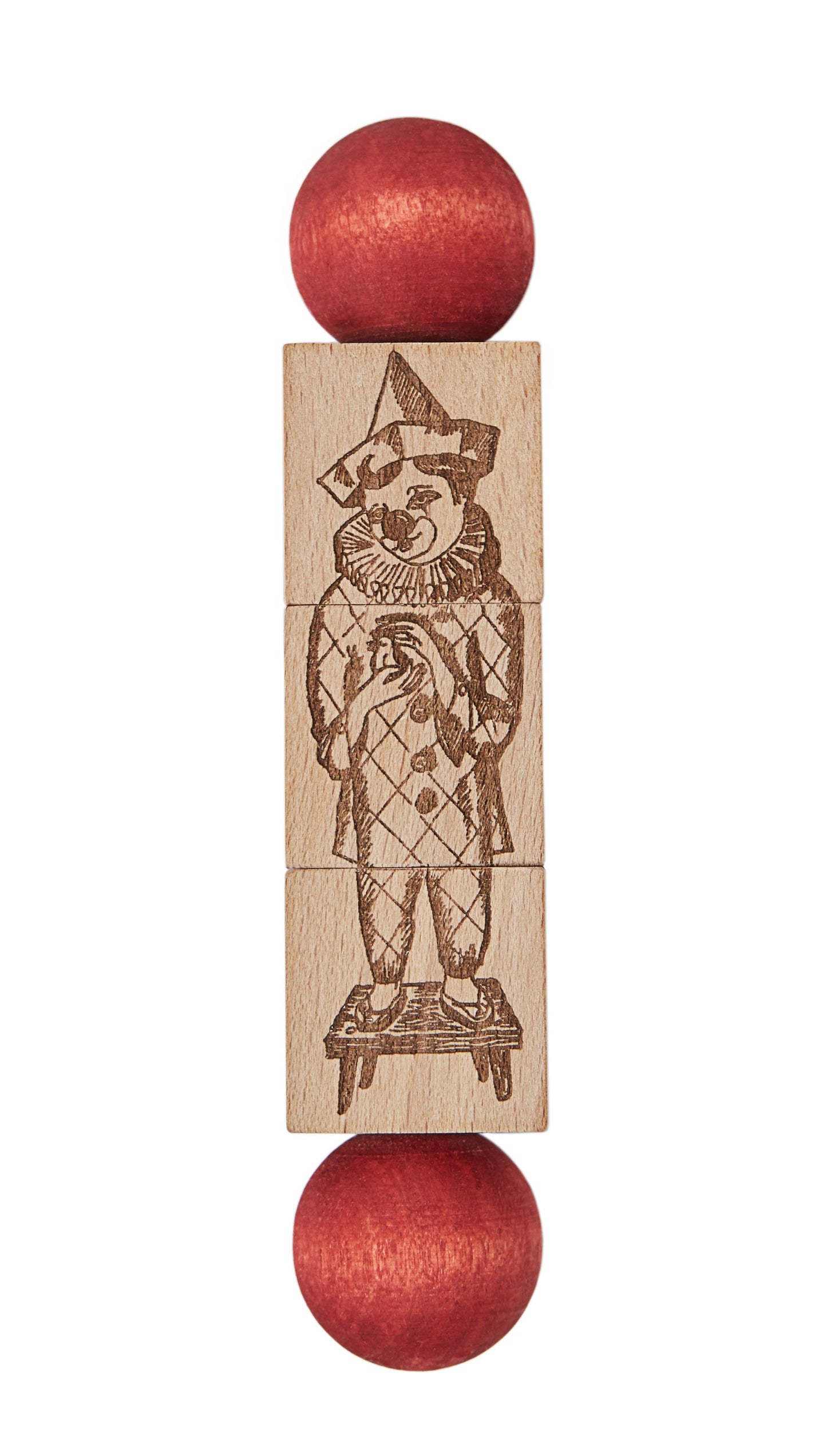 twist the blocks - Commedia dell'arte - red