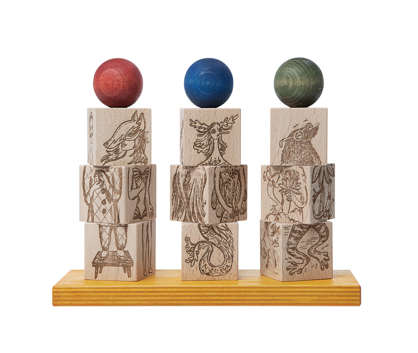 Dreamland rainbow stacking toy - Montessori