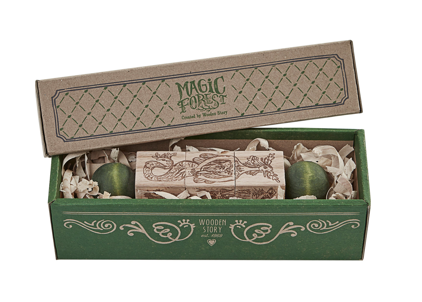 twist the blocks - Magic Forest - green