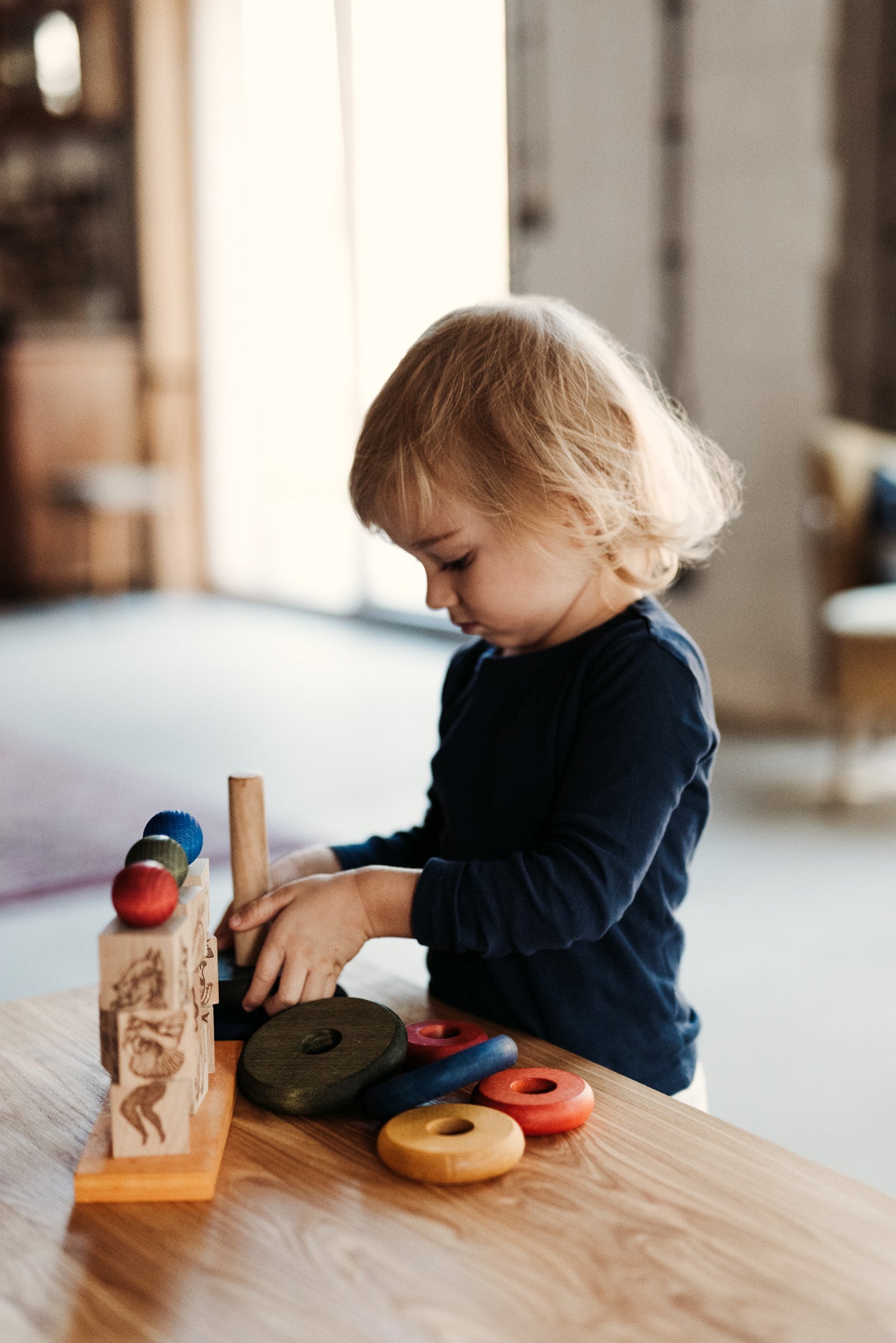 Dreamland rainbow stacking toy - Montessori