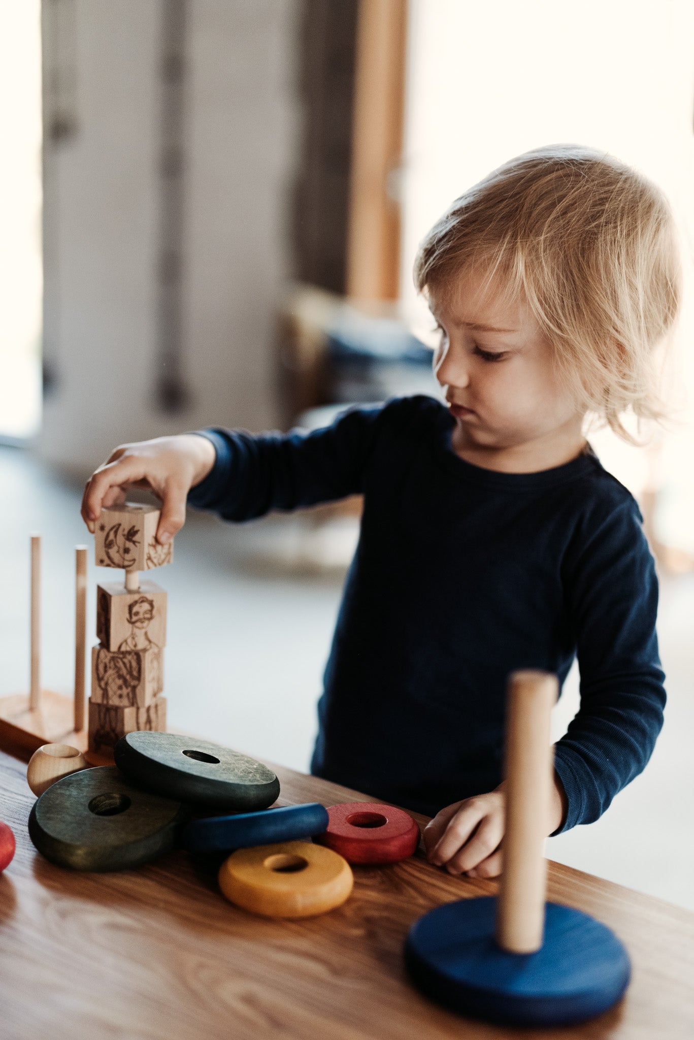 Dreamland rainbow stacking toy - Montessori