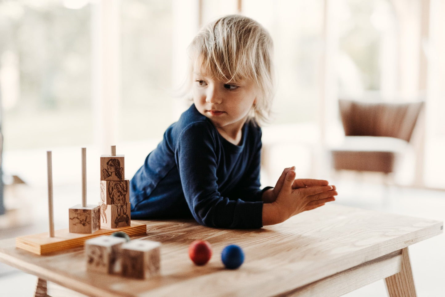 Dreamland rainbow stacking toy - Montessori