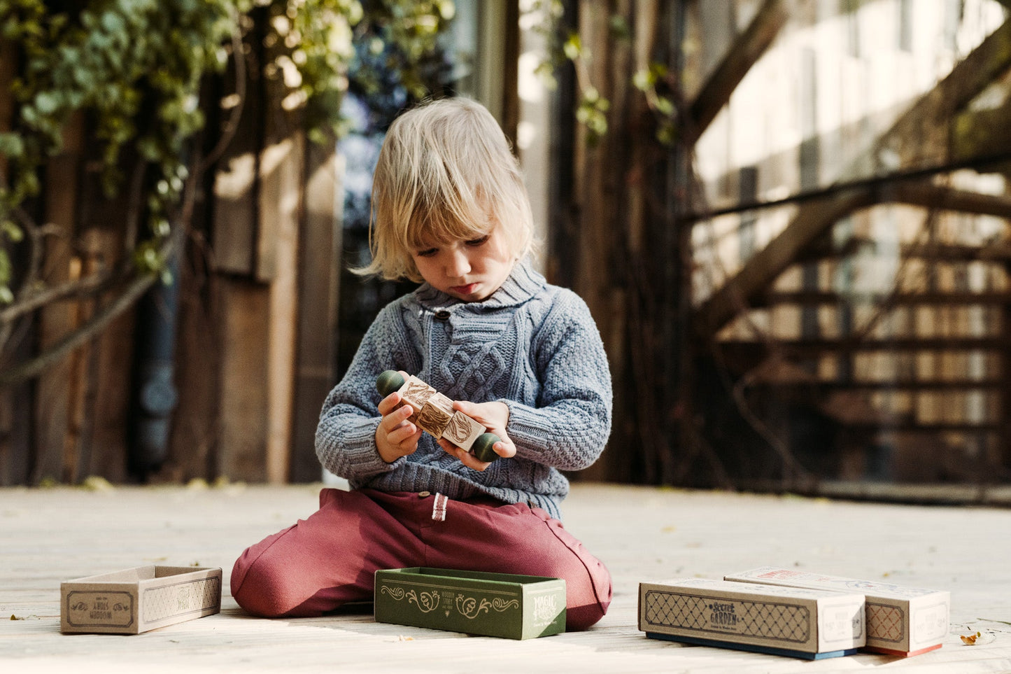 twist the blocks - Magic Forest - green