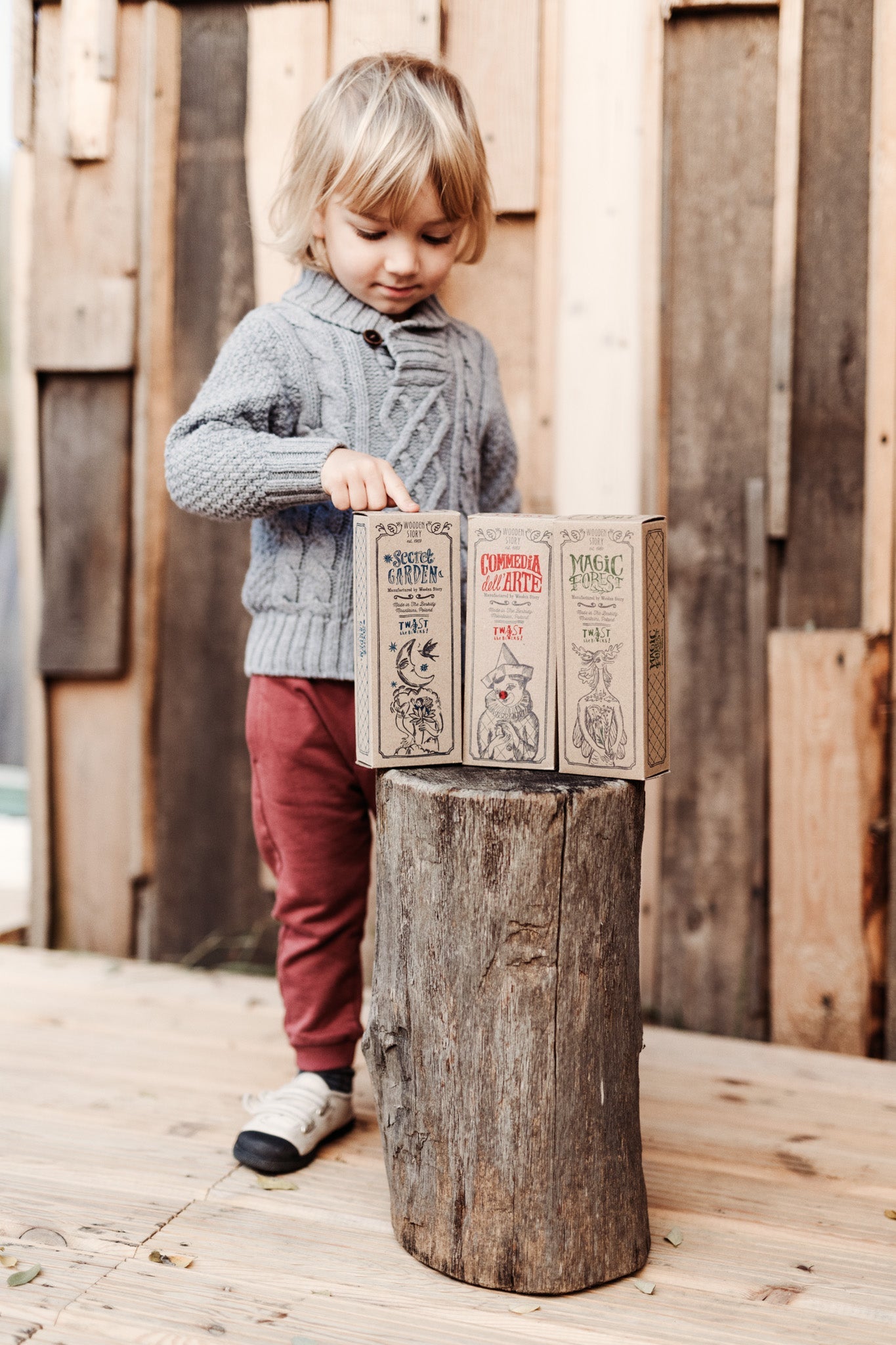 twist the blocks - Magic Forest - green