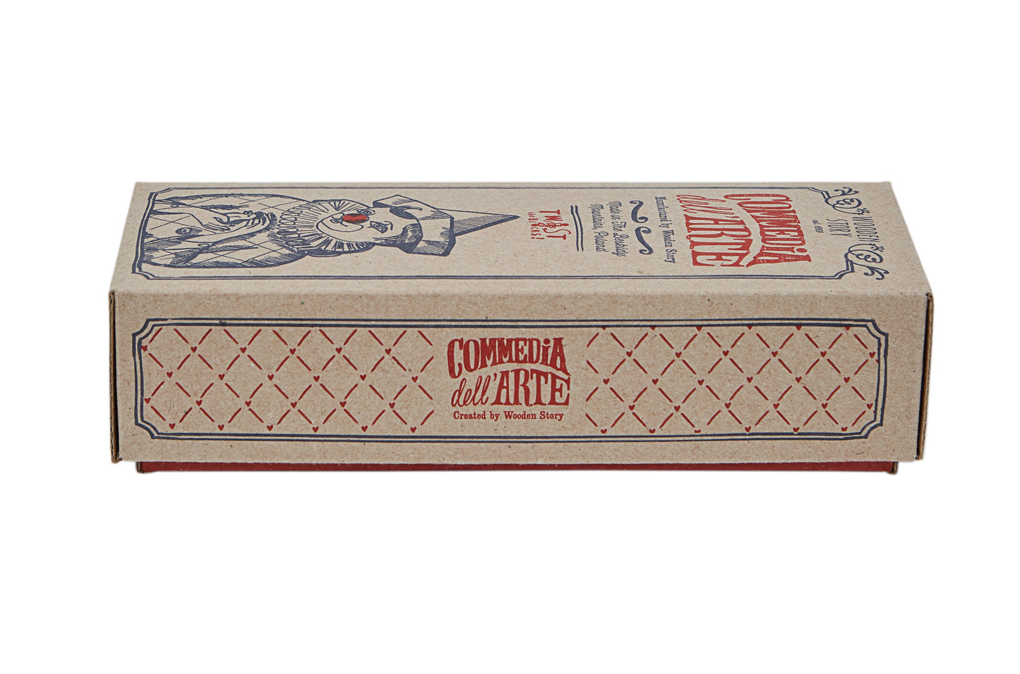 twist the blocks - Commedia dell'arte - red