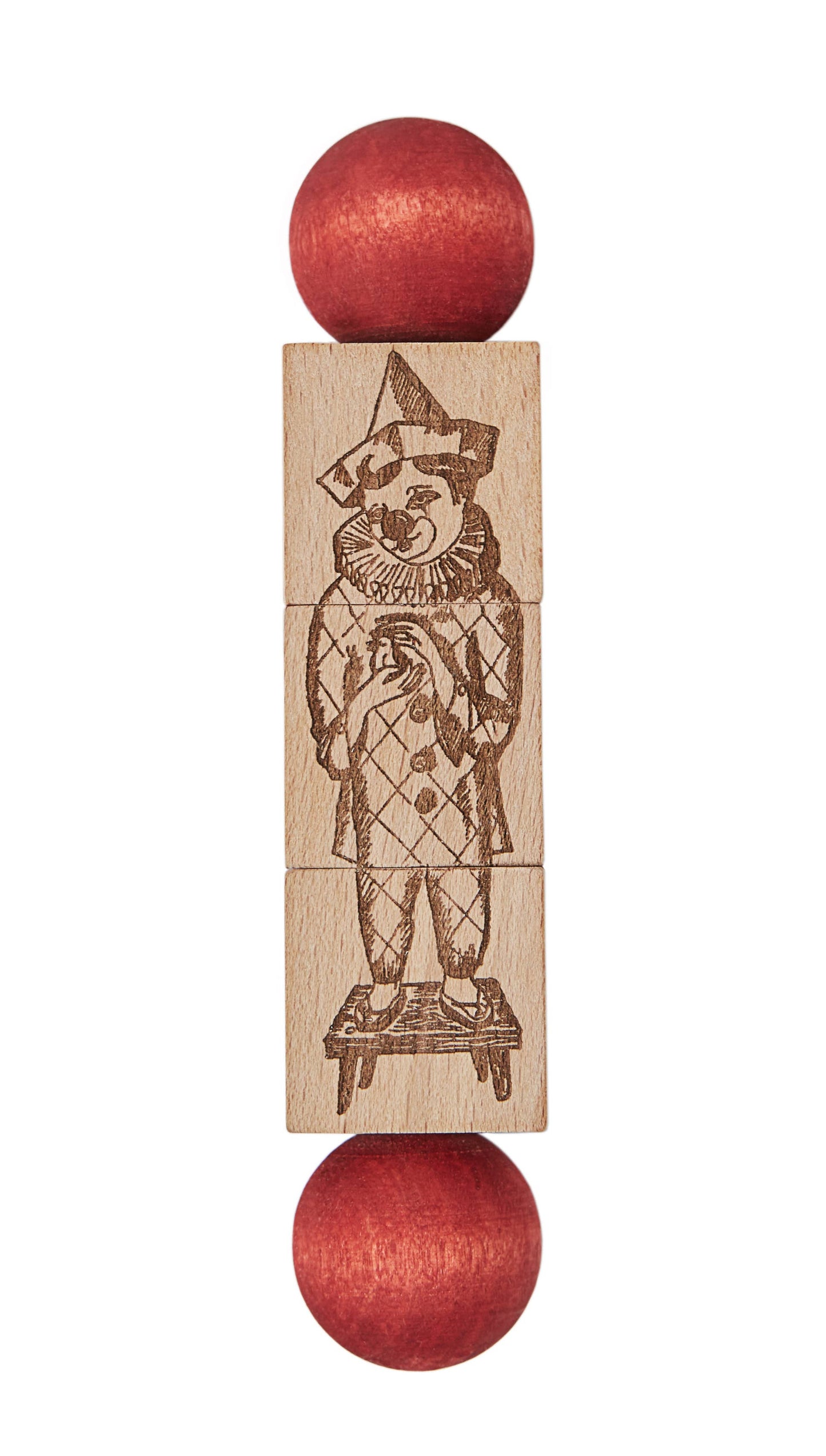 twist the blocks - Commedia dell'arte - red