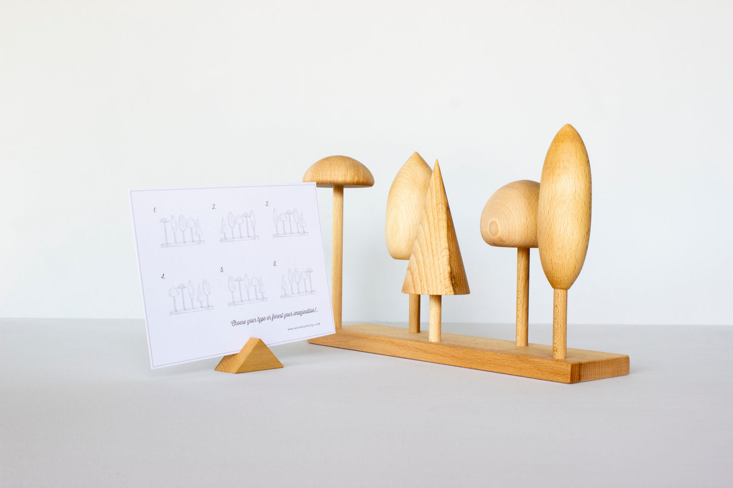stacking toy - tree crowns