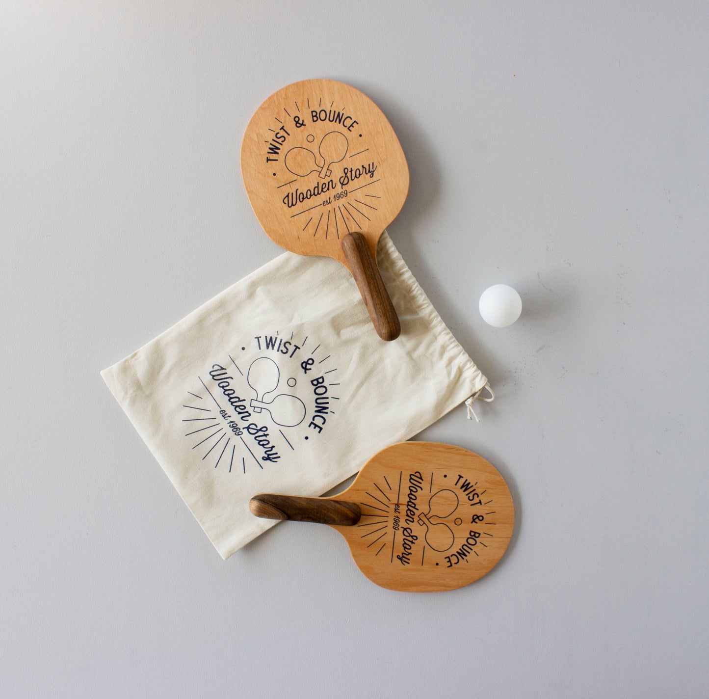 twist & bounce - ping pong paddles