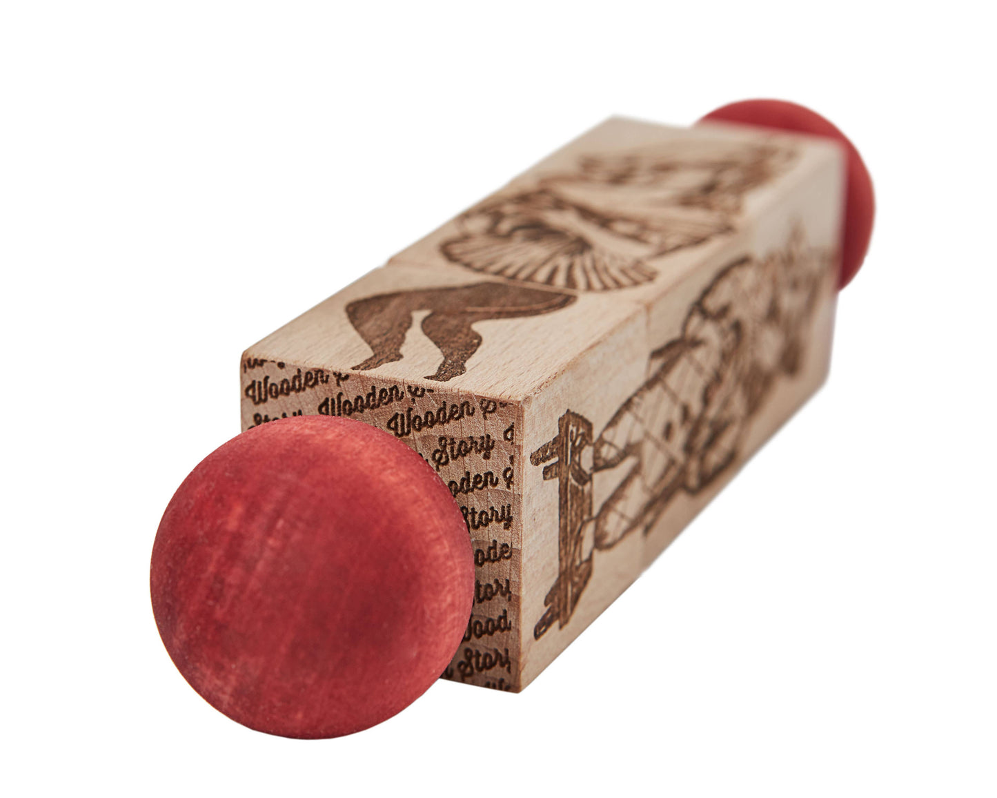 twist the blocks - Commedia dell'arte - red