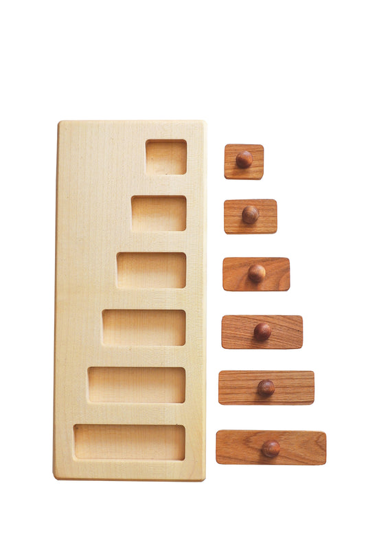 long-short knob puzzle - Montessori