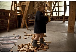 Natürliche Holzbausteine im Sack – 60 Stück
