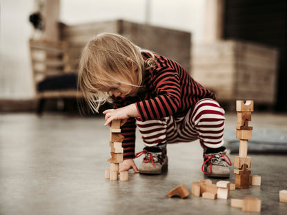 Stacking Montessori Toy Tower Natural