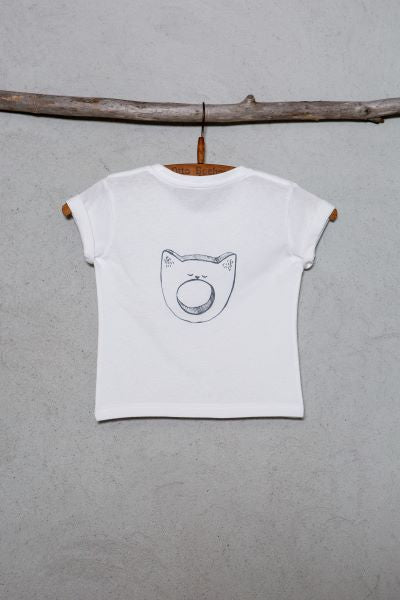 T-shirt Yawning cat