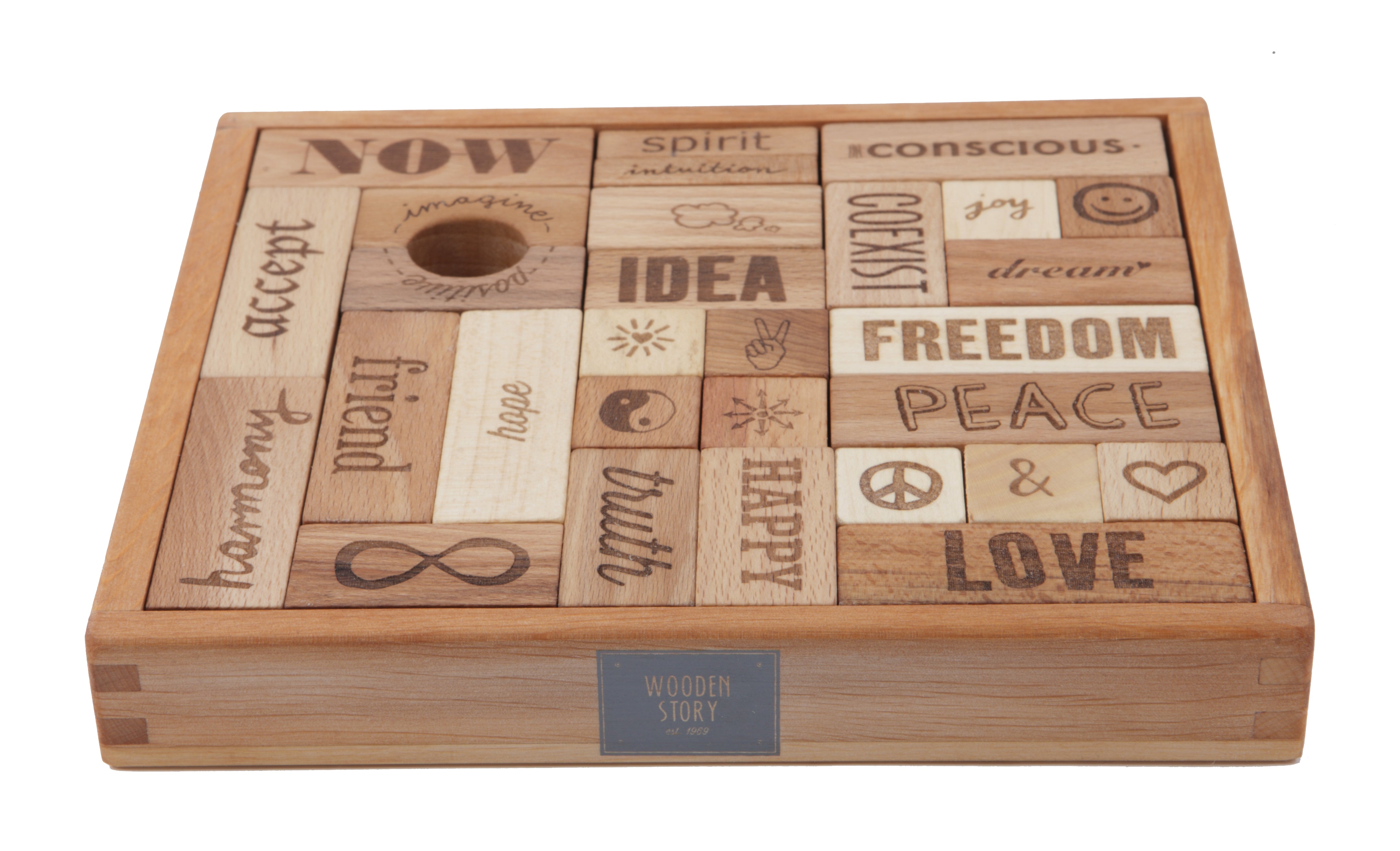 Peace & Love Blocks® - 29 pcs – woodenstory.com