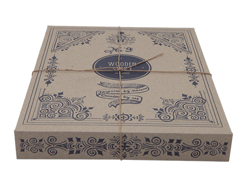 wooden blocks in red tray - 30 pcs