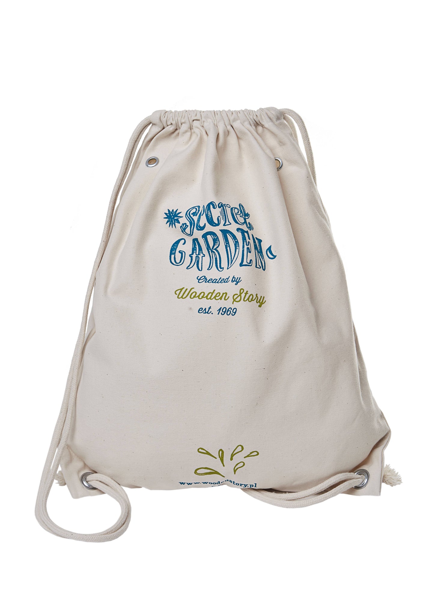 Cotton Sack - BackPack Secret Garden Frog