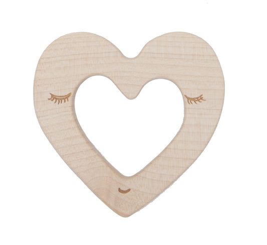 Wooden Teether Heart