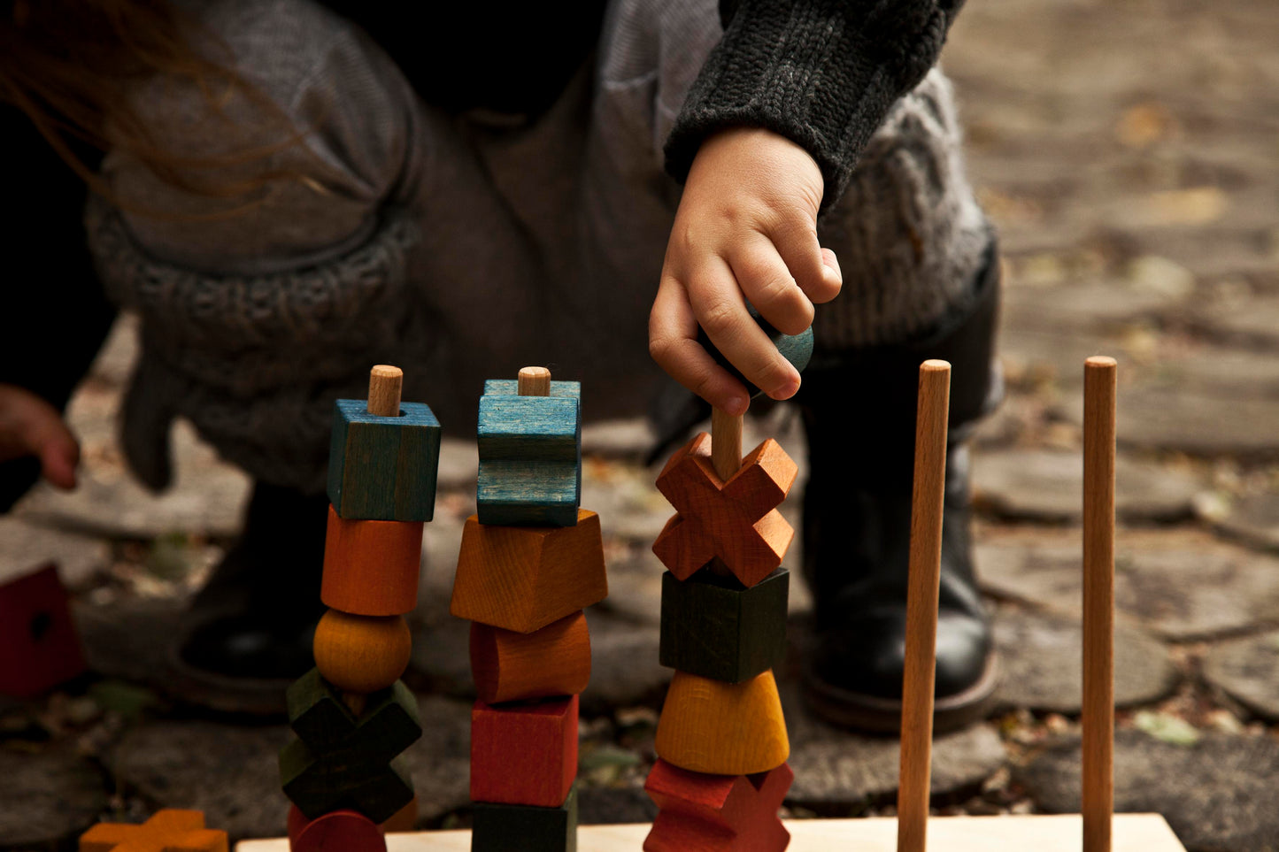 Stacking Montessori  Toy Rainbow