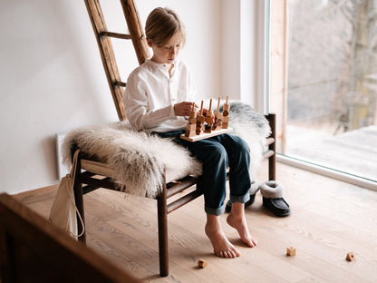 Stacking Montessori Toy Natural