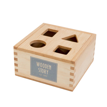 natural shape sorter box