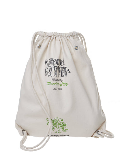 Cotton Sack - BackPack Secret Garden Mole