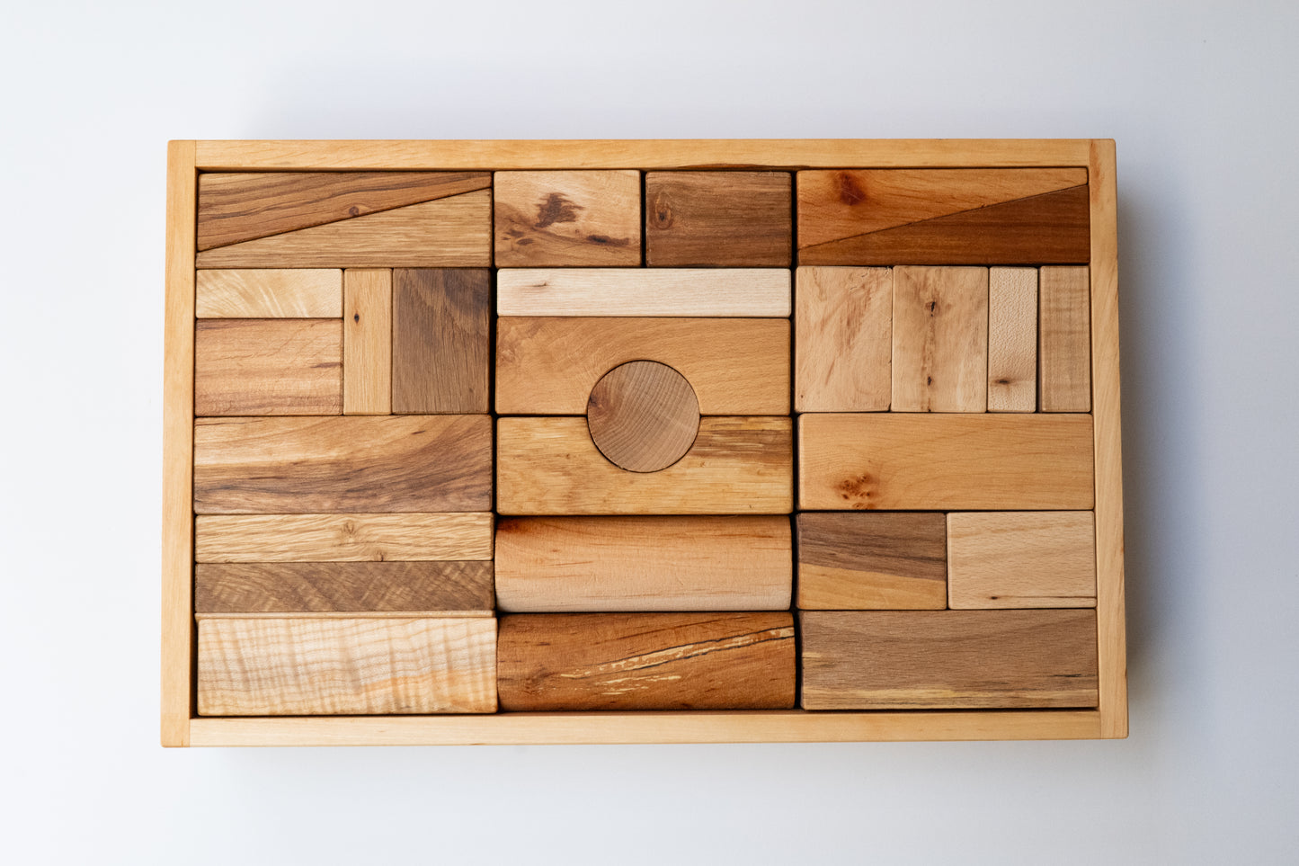 Decor blocks in tray XL - 63 pcs