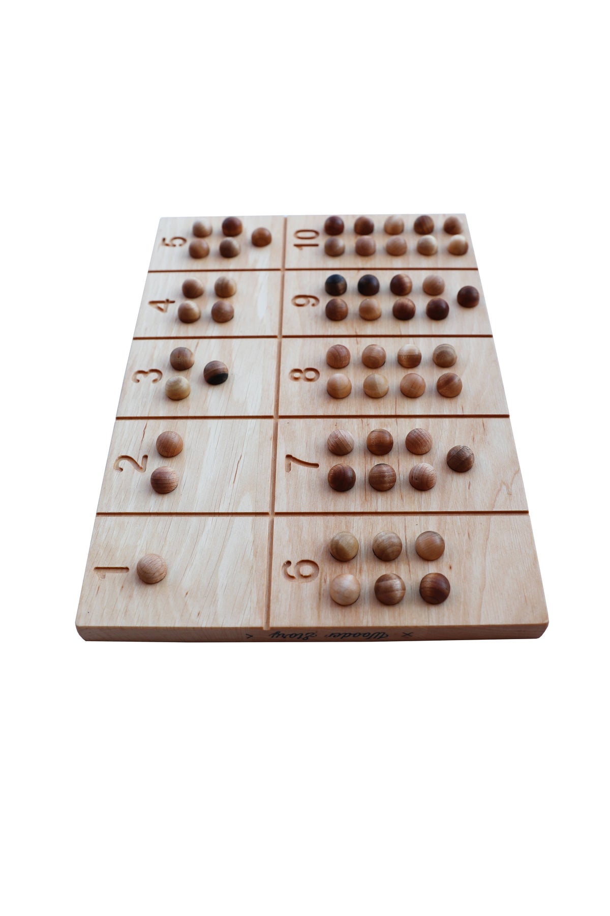 Number Tracking Board - educational toy – woodenstory.com