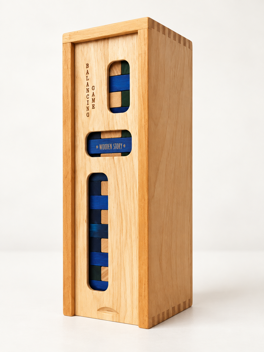 balancing game stacking tower - cold