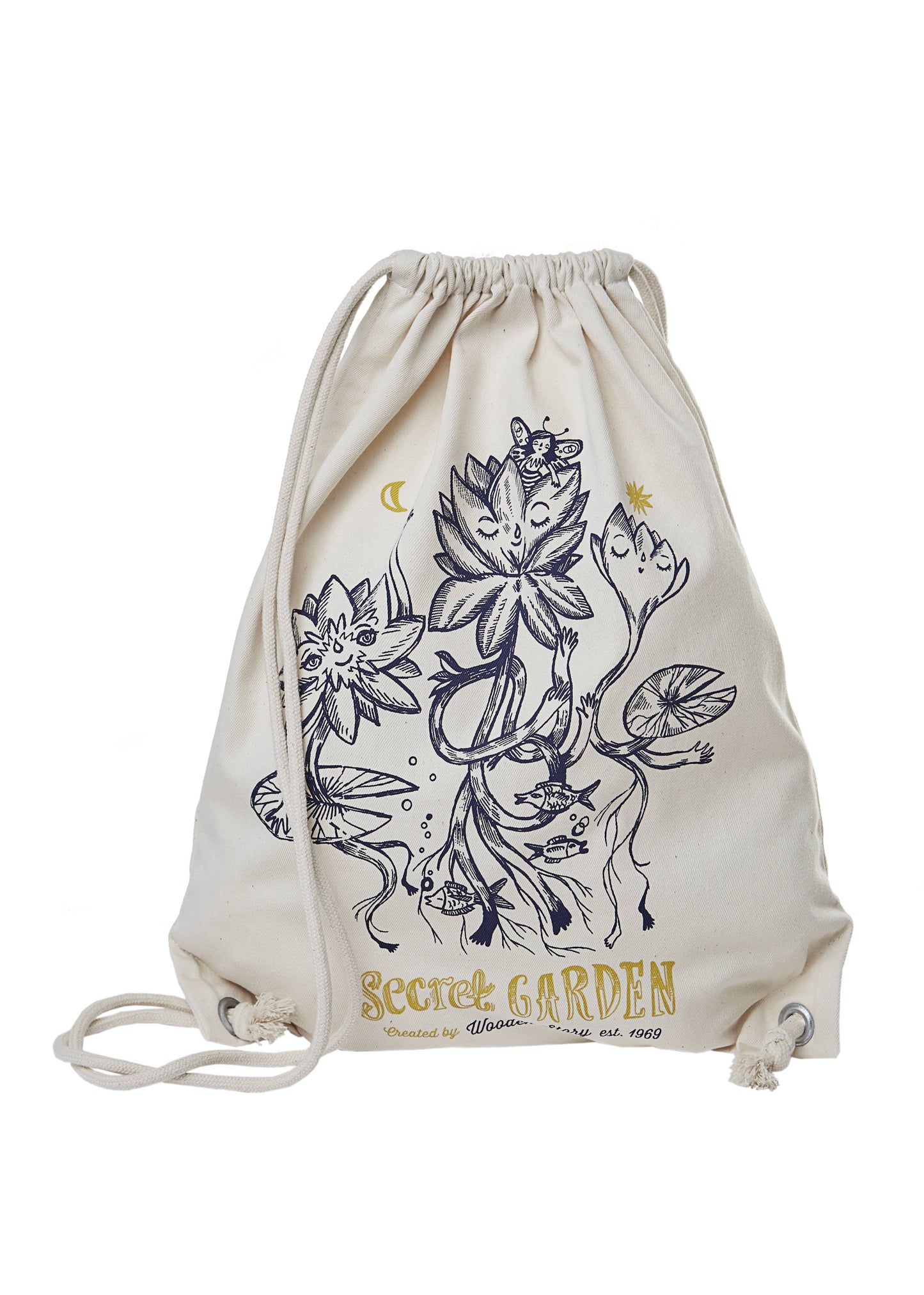 Cotton Sack - BackPack Secret Garden Thumbelina